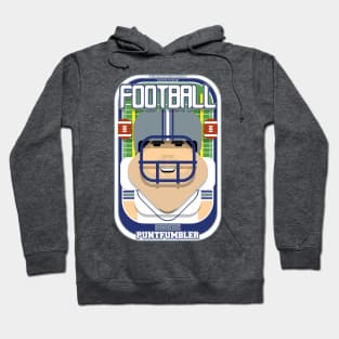 American Football White Silver Blue - Enzone Puntfumbler - Victor version Hoodie